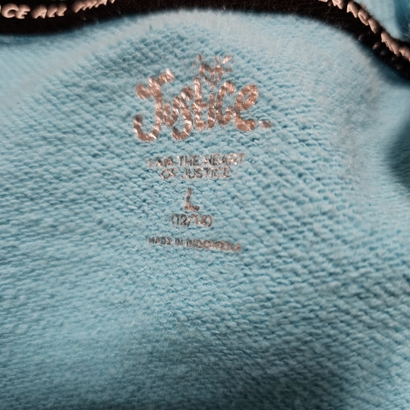 Justice Girls Good Vibes Sparkle Sweatshirt - Picture 3 of 3